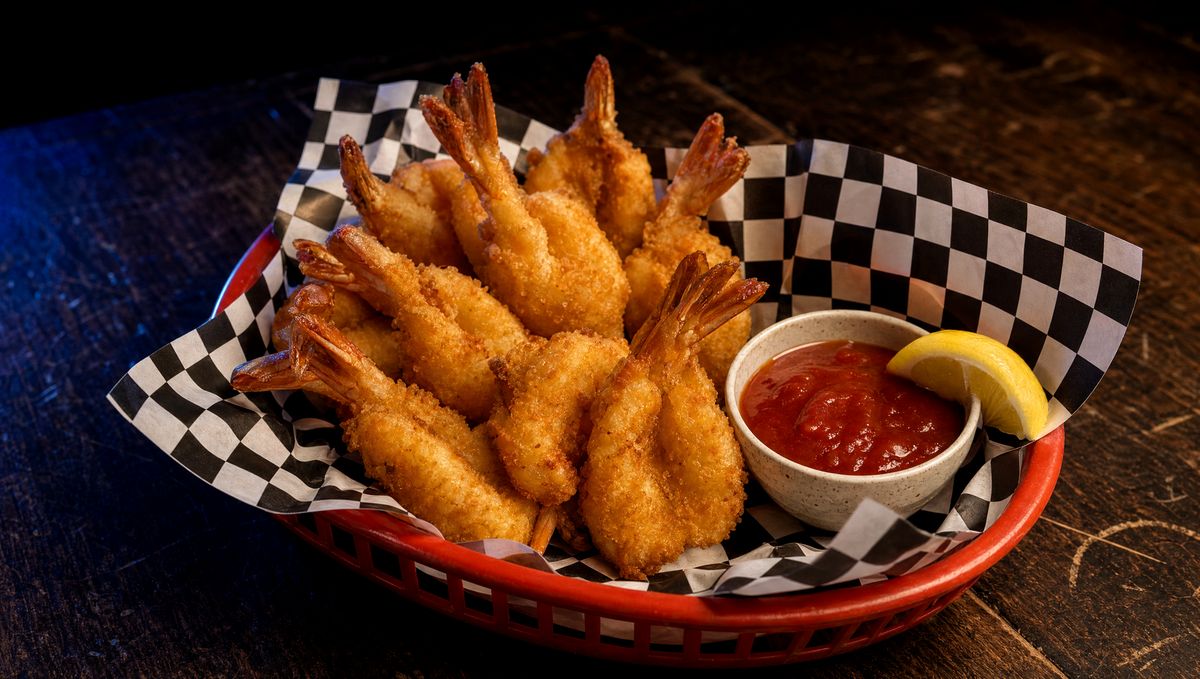 Butterfly Shrimp at Dingers Sports Bar and Grill