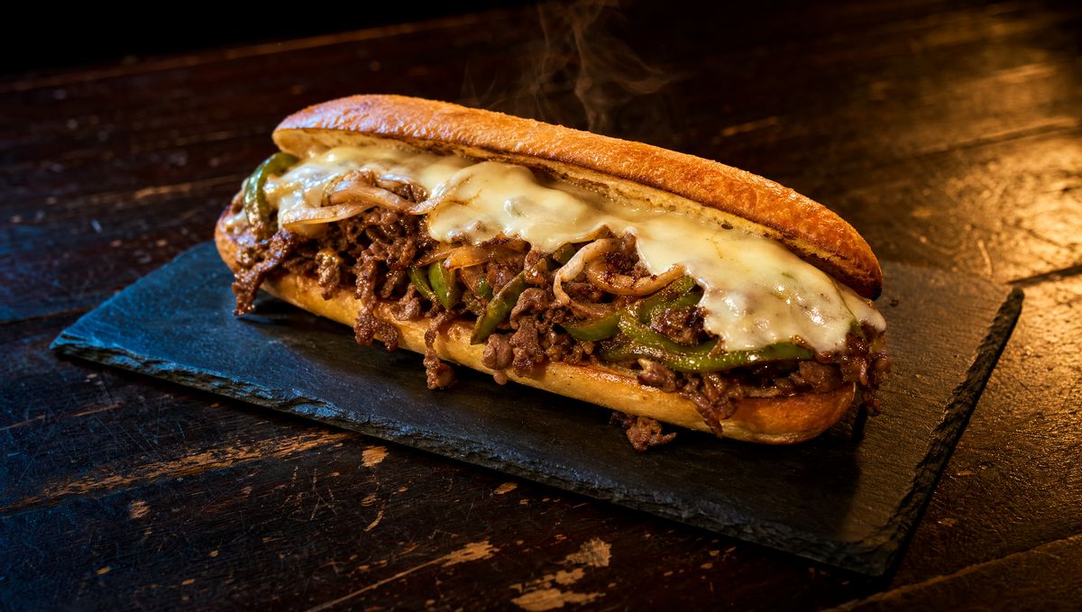 Philly Cheesesteak at Dingers Sports Bar and Grill