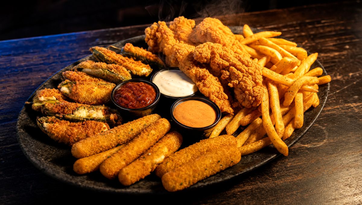 The Ultimate Sampler at Dingers Sports Bar and Grill